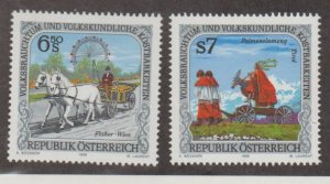Austria Scott #1752-1753 Stamp - Mint NH Set