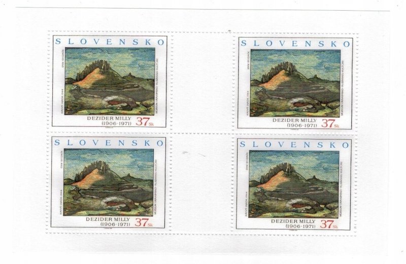 Slovakia 2006 MNH Mini Sheet Stamps Scott 508 Art from National Gallery