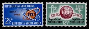 South Africa 306-7 MNH ITU, Communications