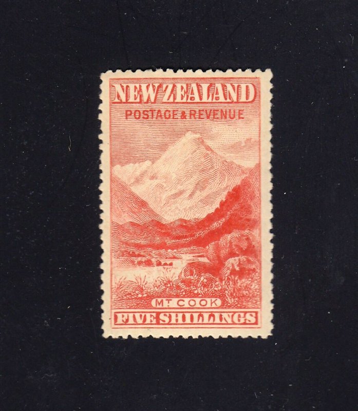 NEW ZEALAND: #83 5/- Mint OG/ Lightly Hinged, Cat 155.00