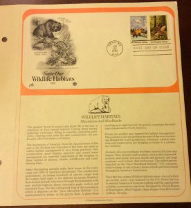 US 1981-82 FDCs in the Special Album ,Collection of 21 Covers ,VF !!! 