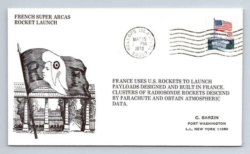 1972 French Super Arcas Rocket Launch - F4845