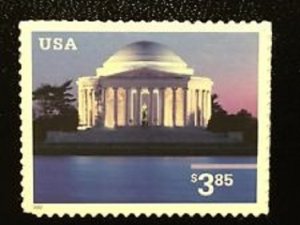 JEFFERSON MEMORIAL ($3.85)  SCOTT 3647 MNH