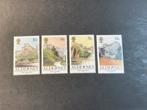 ALDERNEY # 28-31-MINT/NEVER HINGED----COMPLETE SET----1986