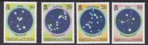 Tristan Da Cunha # 356-359, Constellations, NH, 1/2 Cat