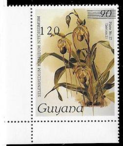 GUYANA Orchid Sc#1699 Mint Never Hinged Unvalued in Catalog