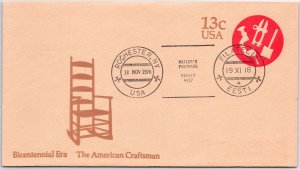 U.S. SPECIAL EVENT POSTMARK COVER ESTONIAN PHILATELY AT ROCHESTER N.Y. 1976