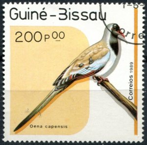 Guinea-Bissau Sc#813 Used, 200p multi, Birds (1989) (1989)