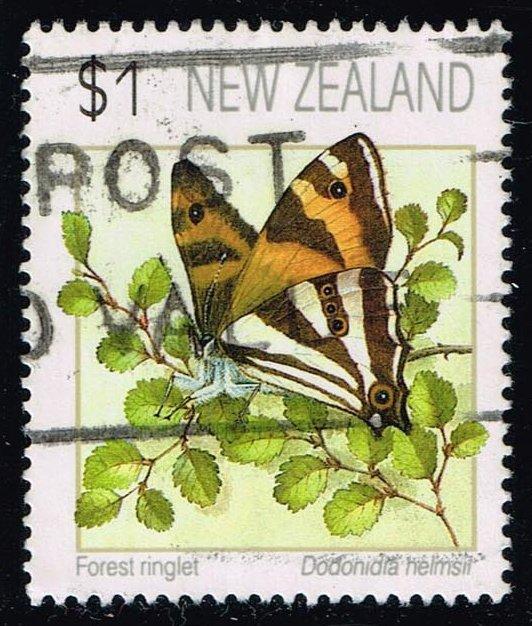 New Zealand #1075 Forest Ringlet; Used (1.10)