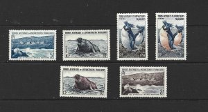 FSAT - 1956 SEA BIRDS - SCOTT 2 TO 7 - MNH