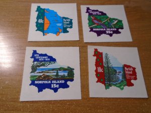 Norfolk Island  #  181-84  MNH