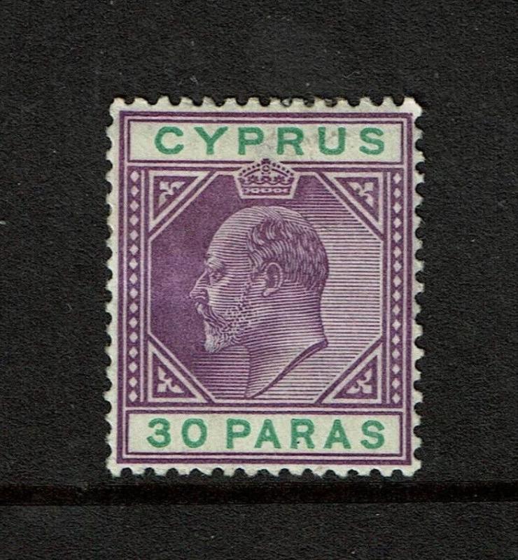 Cyprus SG# 51 Mint Hinged / Multi Hinge Rem / Light Horiz Crease - S3319