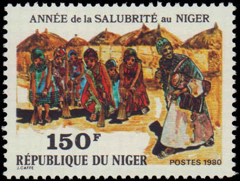 Niger #513, Complete Set, 1980, Never Hinged