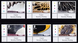 Falkland Isl, Fauna, Birds,  Feathers of Local Birds MNH / 2019