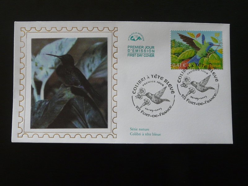 tropical bird colibri hummingbird FDC France 2003 (ref 58658)