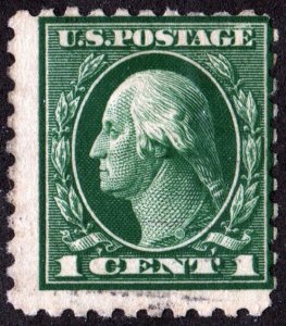 SC#462 1¢ George Washington Single (1916) Used