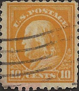 # 433 Used Orange Yellow Ben Franklin