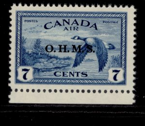 CANADA GVI SG O171, 7c blue, NH MINT. Cat £24.