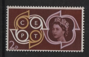 Great Britain  #382  MNH  1961  Europa  2p