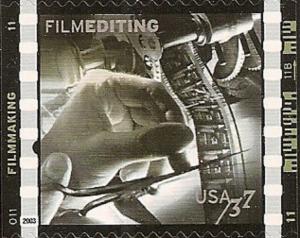 US 3772h Film Making Film Editing 37c single MNH 2003