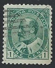 Canada #89 1c King Edward VII