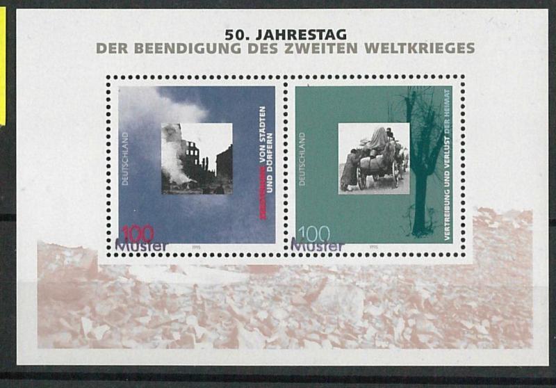 60807 -  GERMANY - STAMP with MUNSTER overprint 1995 -   SPECIMEN - WAR