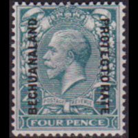 BECHUANALAND 1913 - Scott# 89 King Opt. 4p LH