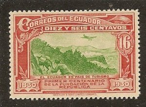 Ecuador   Scott 309  Train, Plane  Unused