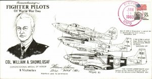 1983 Remembering WWII Fighter Pilot Col. William A Shomo USAF Pacific 1 January