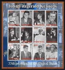 UDMURTIA - 2002 - J F Kennedy - Perf 12v Sheet-Mint Never Hinged - Private Issue