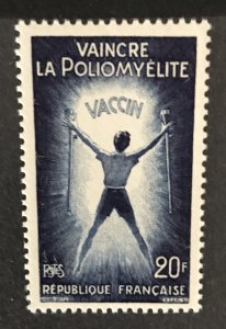 France 1959 #933, Polio Vaccination, MNH.