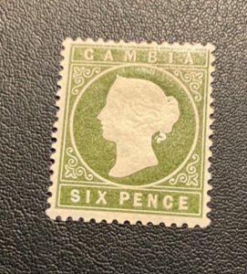 Stamps Gambia Scott #18b hinged