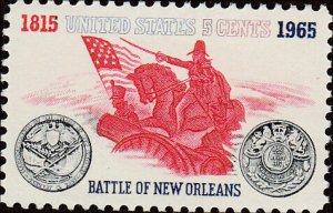 # 1261 MINT NEVER HINGED ( MNH ) BATTLE OF NEW ORLEANS     XF+