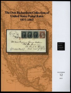 Schuyler Rumsey Sale 63 Don Richardson Collection of U.S. Postal Rates 1851-1863