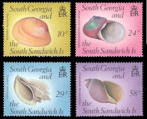 South Georgia 1988 Scott #127-130 Mint Never Hinged
