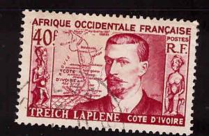 FRENCH West Africa SCOTT 58 used