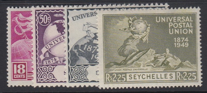 SEYCHELLES, Scott 153-156, MHR