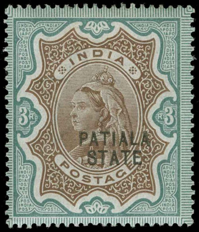 India / Patiala Scott 24 Gibbons 30 Mint Stamp