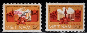 Unified Viet Nam Scott 1804-1805 Soviet Union Friendship set NGAI