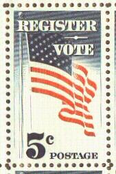 1964 sheet, Register & Vote Sc# 1249