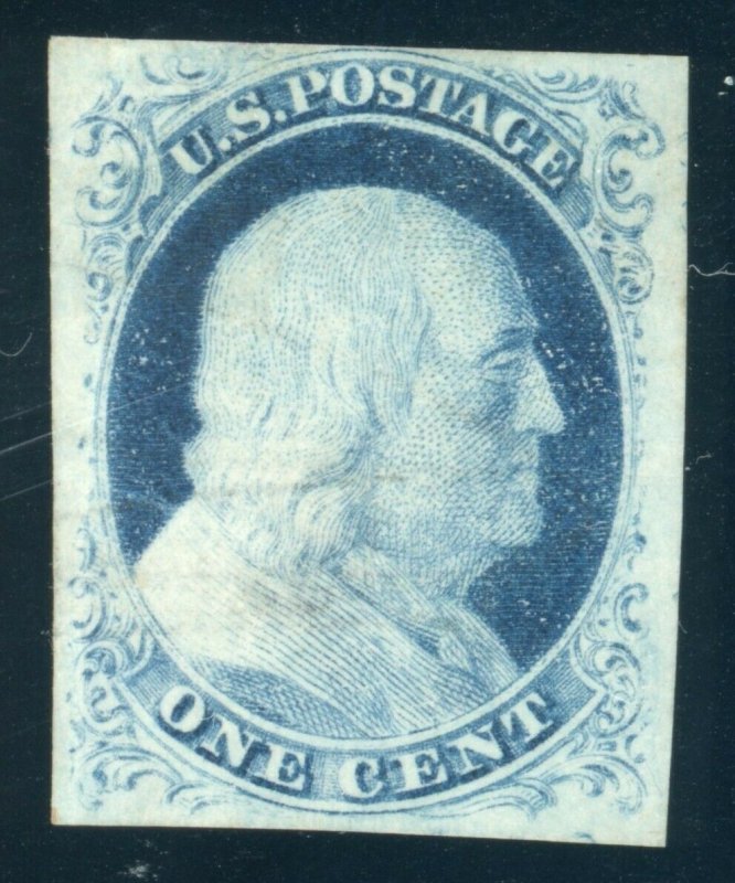 US Stamp #9 Franklin 1c - PSE Cert - Used - CV $100.00