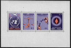 Paraguay #568a MNH S/Sheet - Human Rights