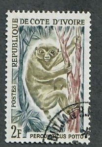 Ivory Coast #202 Potto used single