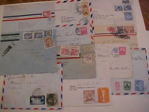 COLOMBIA  COVERS 7 TAQUILLAS, 2 BUZON,1 EXPRESSO #36 , 1 TRANSOCEANICO