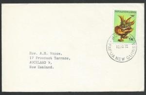 PAPUA NEW GUINEA 1972 cover ex BOROKO......................................52385