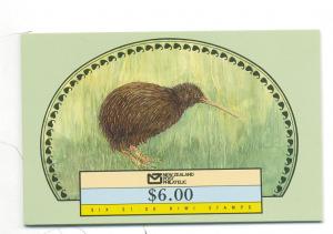 New Zealand Scott's #918a Kiwi Booklet of Six -M NH