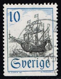 Sweden #738 Merchant Vessel in Oresund; Used (0.25)