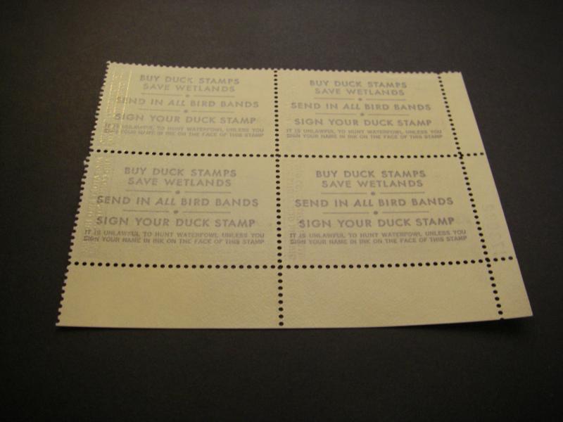 RW49, $7.50 Canvasbacks, PB4 #173672 LL, 1982 Duck Stamp, MNH BEAUTY