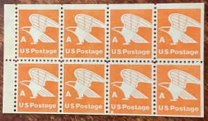 US #1736a *MNH* Damaged Gum Bklt Pane of 8 Eagle SCV $2.50 L42