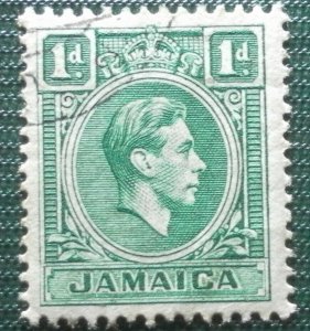 JAMAICA 1d POSTAGE STAMP, vg